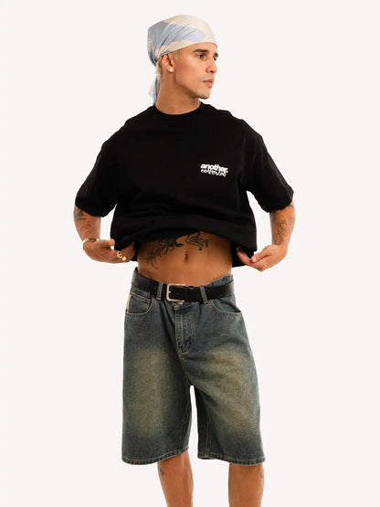 Streetwear Oversized Round Neck T Shirts