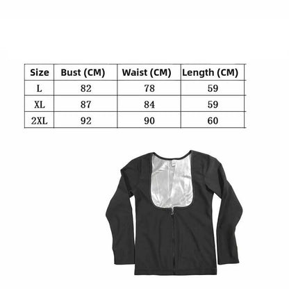 Long Sleeve Sauna Suit Shirt