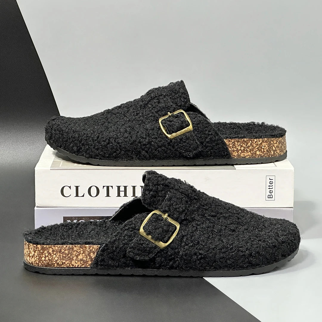 Fall/ Winter Women Plush Casual Sandals