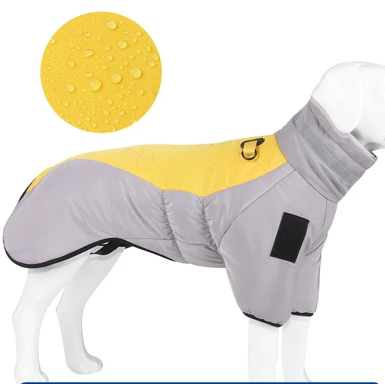 Reflective High Collar Warm Large Dog Coats