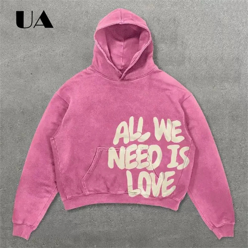 All We Need is Love Hoodies for Men