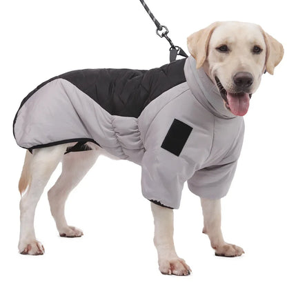 Reflective High Collar Warm Large Dog Coats