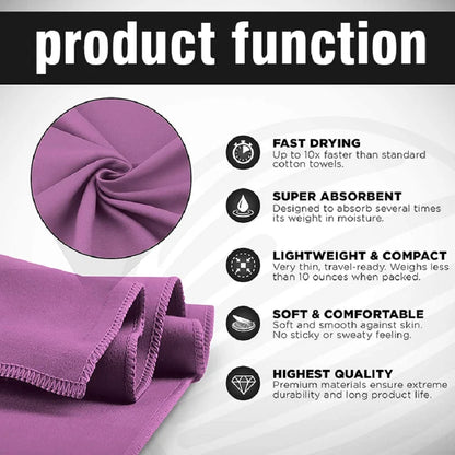 Multi-Purpose Fiber Sports Towel