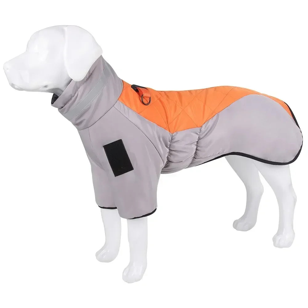 Reflective High Collar Warm Large Dog Coats