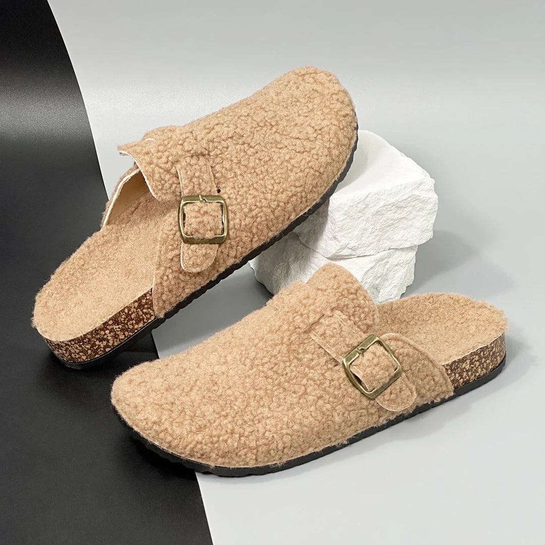 Fall/ Winter Women Plush Casual Sandals
