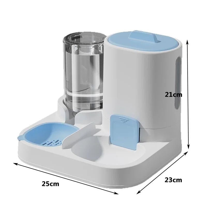 Cat/Dog Two-in-one Large-Capacity Feeding and Drinking Water Bowl