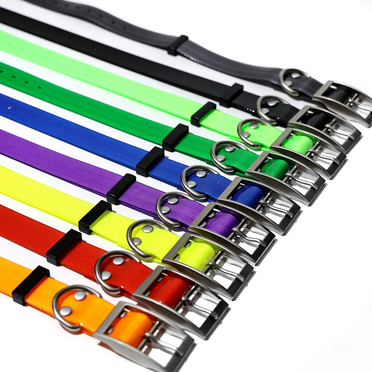 2.5cm Wide Heavy Duty TPU Dog Collar