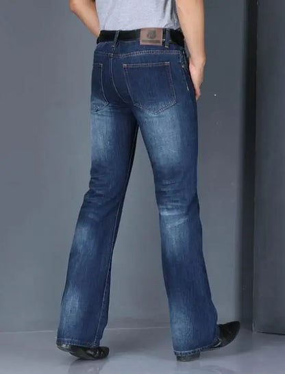 Men's Flared Jeans Loose Men Big-Leg Jeans Men Flared Pants Boot Cut Leg Designer Classic Jeans Multiple Styles Size 28-40