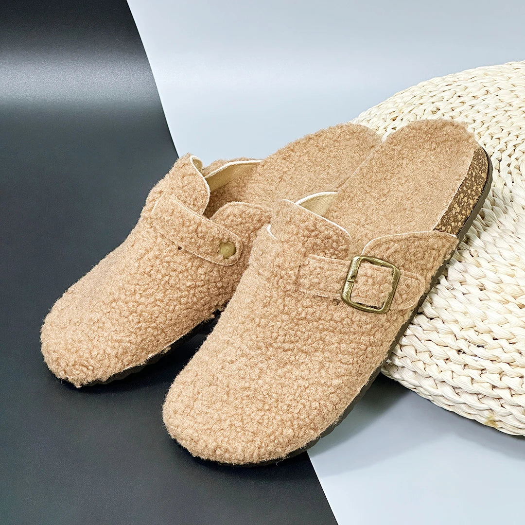 Fall/ Winter Women Plush Casual Sandals