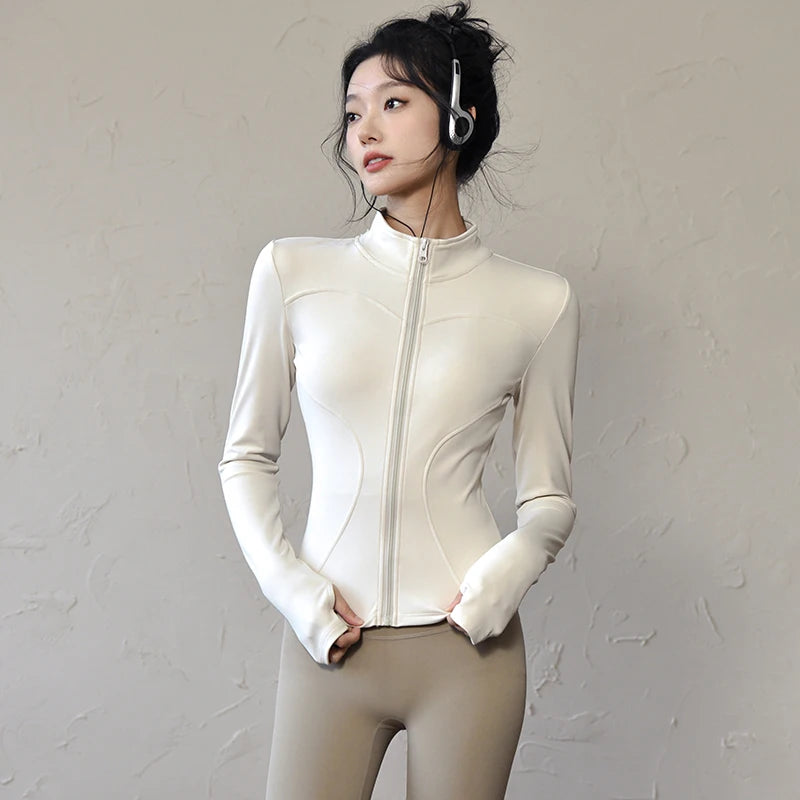 Women Long Sleeve Sports Jacket