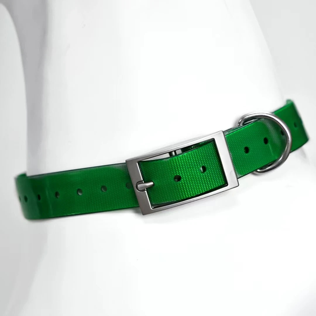 2.5cm Wide Heavy Duty TPU Dog Collar