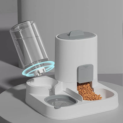 Cat/Dog Two-in-one Large-Capacity Feeding and Drinking Water Bowl