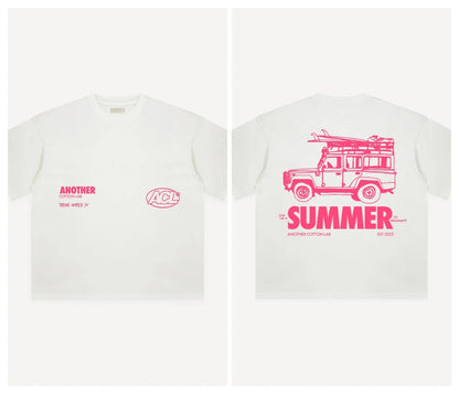 Streetwear Oversized Round Neck T Shirts