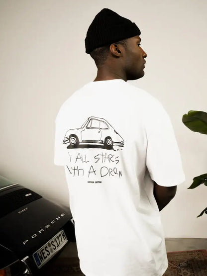 Streetwear Oversized Round Neck T Shirts