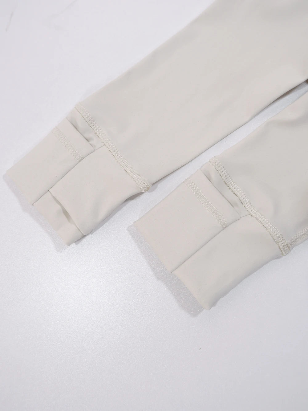 Gold zipper jacket and yoga pants set
