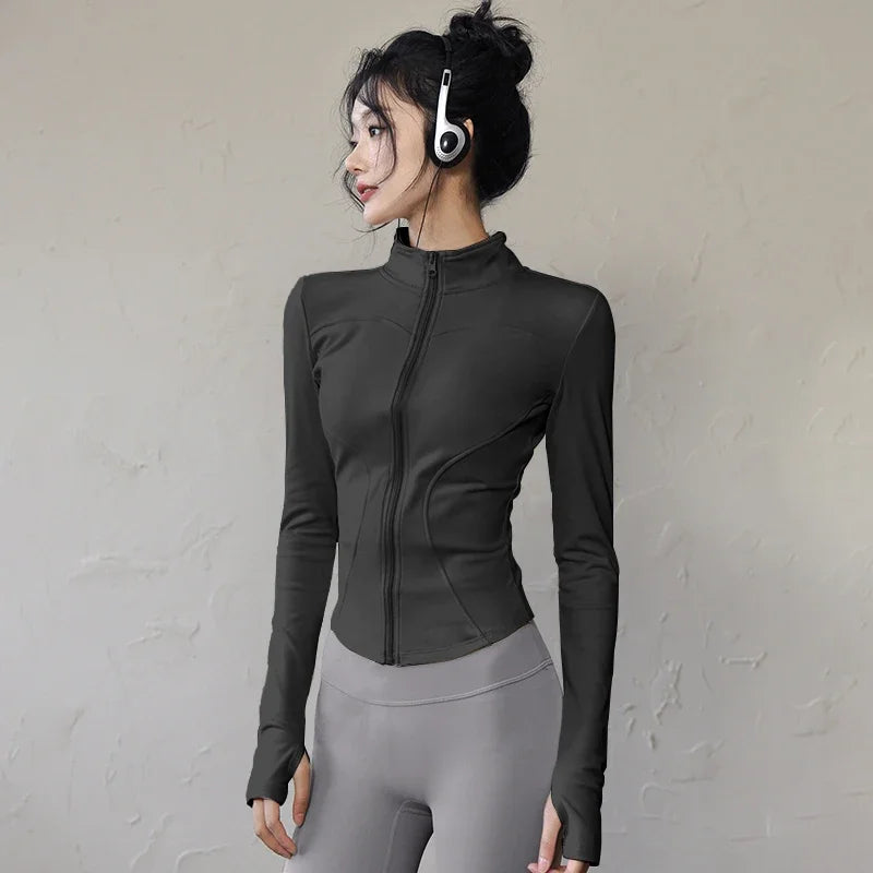 Women Long Sleeve Sports Jacket