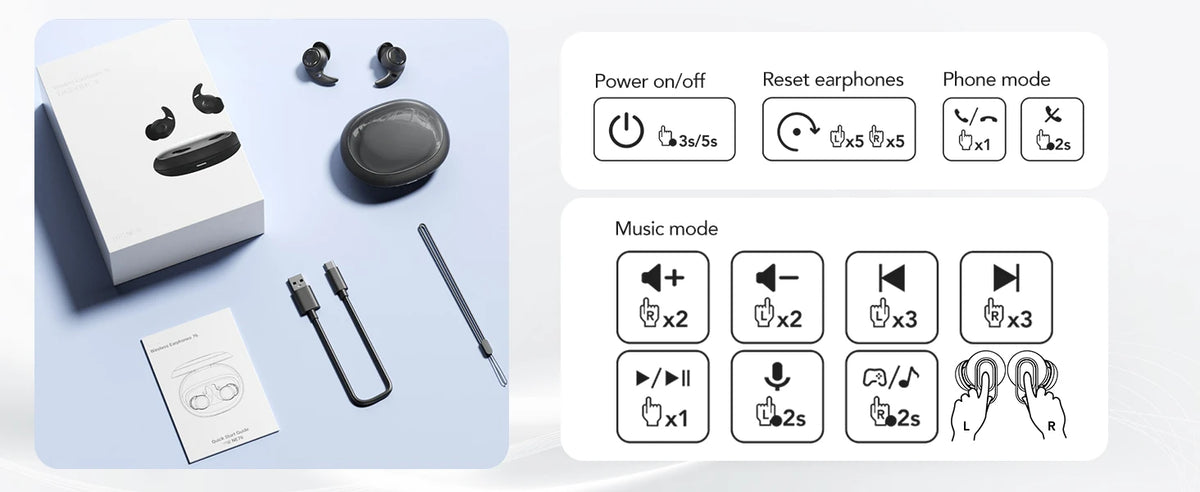 HTC NE79 Bluetooth AI Translator Earbuds