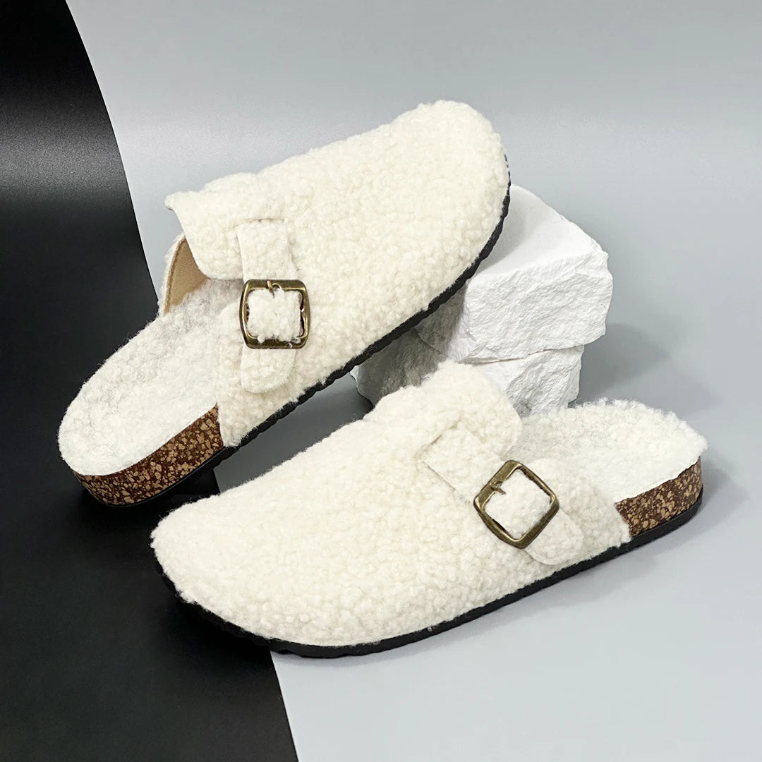 Fall/ Winter Women Plush Casual Sandals