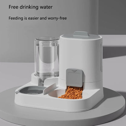 Cat/Dog Two-in-one Large-Capacity Feeding and Drinking Water Bowl