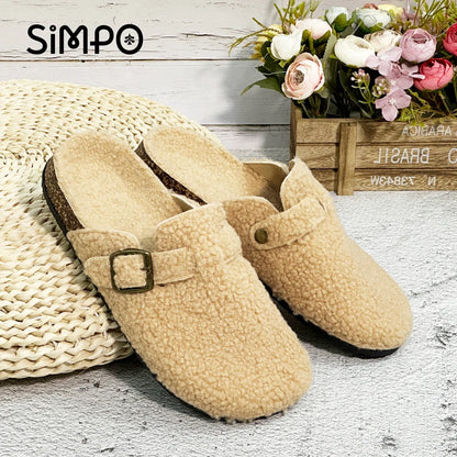 Fall/ Winter Women Plush Casual Sandals
