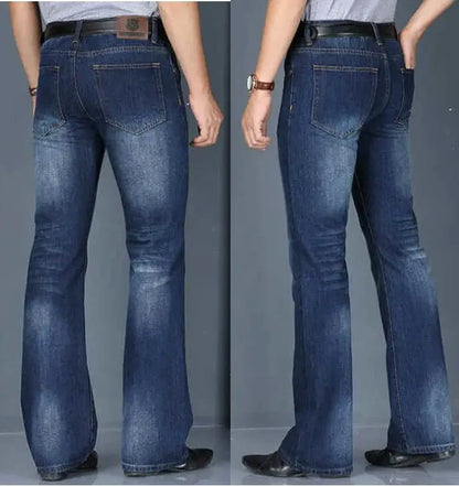 Men's Flared Jeans Loose Men Big-Leg Jeans Men Flared Pants Boot Cut Leg Designer Classic Jeans Multiple Styles Size 28-40