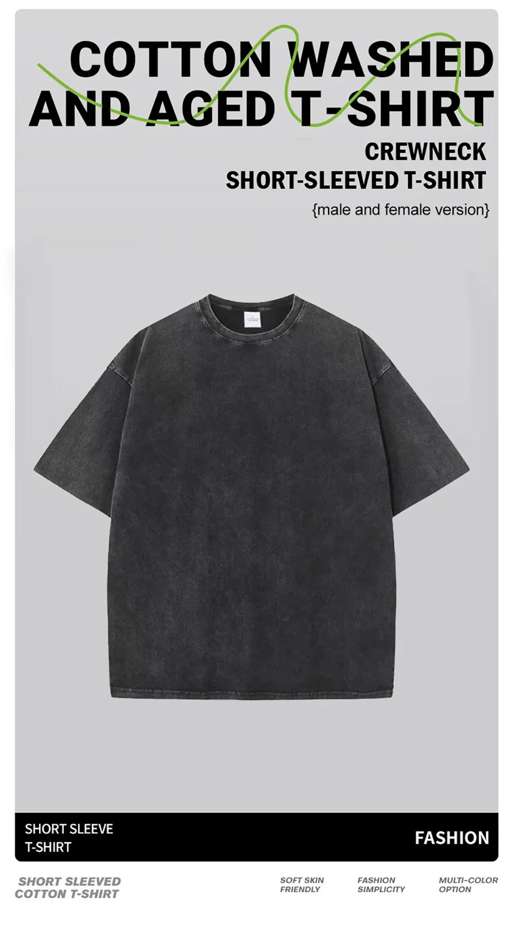Breathable Multi-color Cotton T-shirt