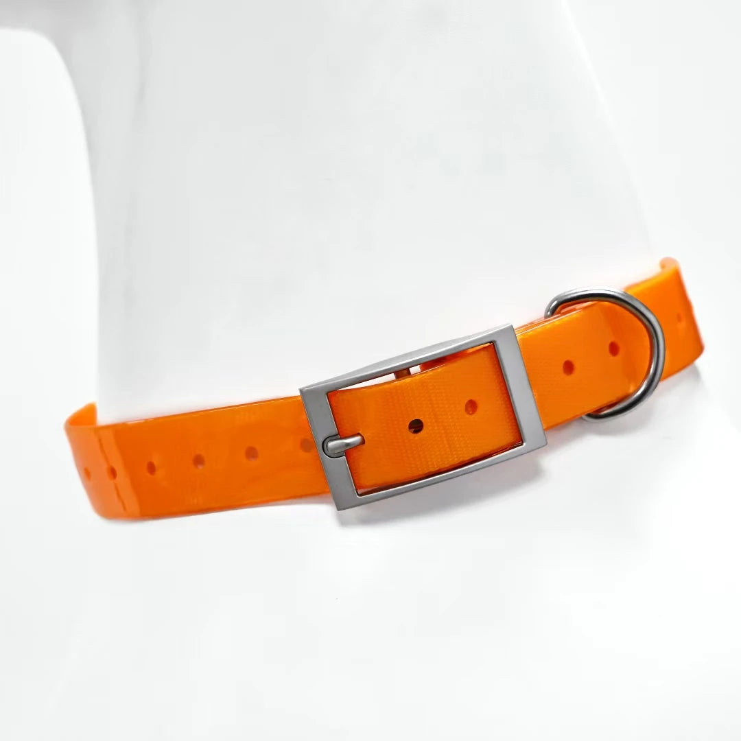 2.5cm Wide Heavy Duty TPU Dog Collar