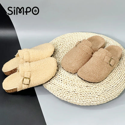 Fall/ Winter Women Plush Casual Sandals