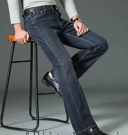 Men's Flared Jeans Loose Men Big-Leg Jeans Men Flared Pants Boot Cut Leg Designer Classic Jeans Multiple Styles Size 28-40