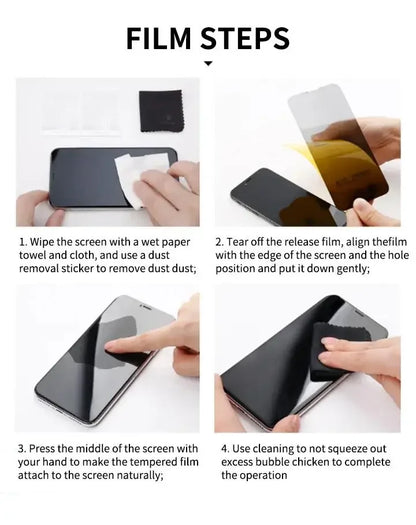 1-5pcs Full Cover Anti Spy Screen Protector