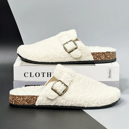 Fall/ Winter Women Plush Casual Sandals