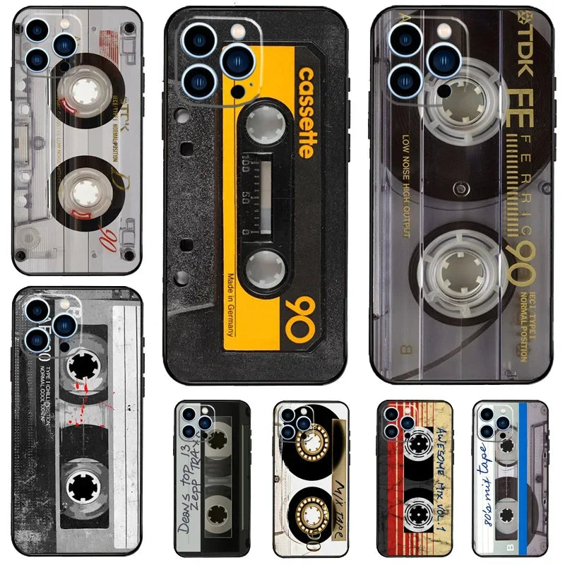 Vintage Cassette Tape Retro Phone Case