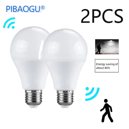 2pc Radar Motion Sensor Light 110V E26 LED