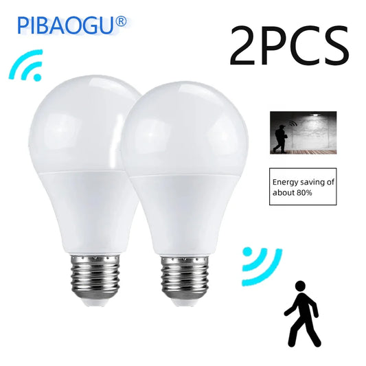 2pc Radar Motion Sensor Light 110V E26 LED