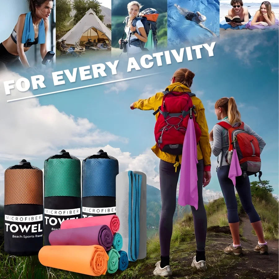 Multi-Purpose Fiber Sports Towel