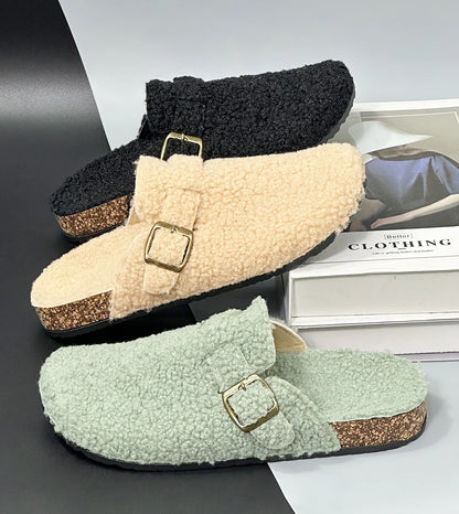 Fall/ Winter Women Plush Casual Sandals