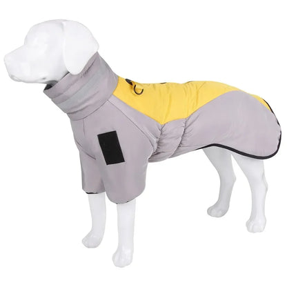 Reflective High Collar Warm Large Dog Coats