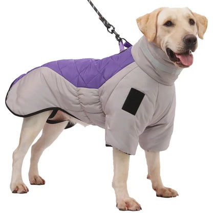 Reflective High Collar Warm Large Dog Coats