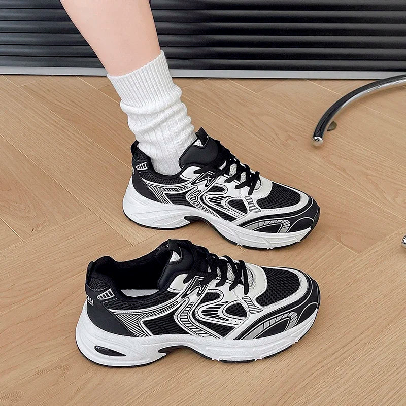 Spring and Autumn New Thick Sole Sneakers