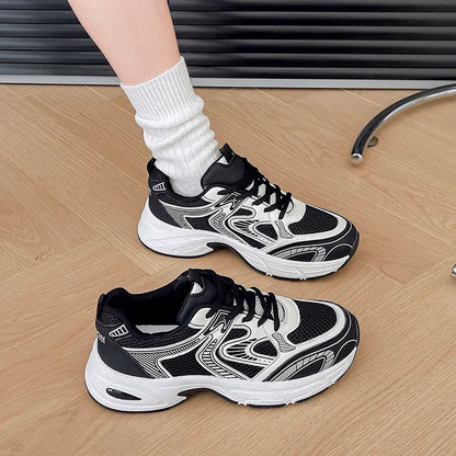 Spring and Autumn New Thick Sole Sneakers