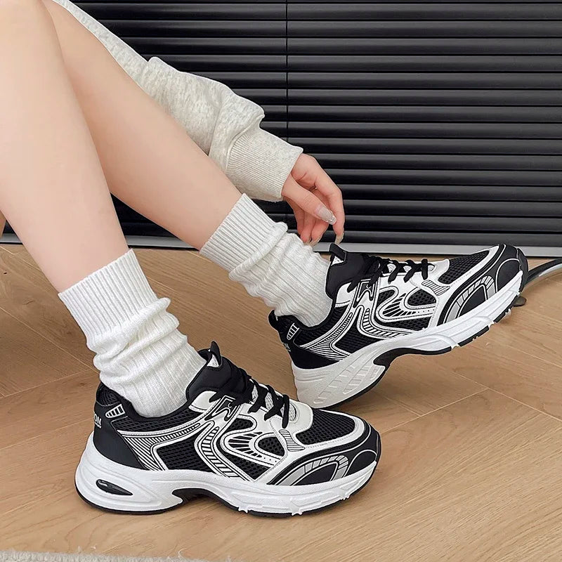 Spring and Autumn New Thick Sole Sneakers